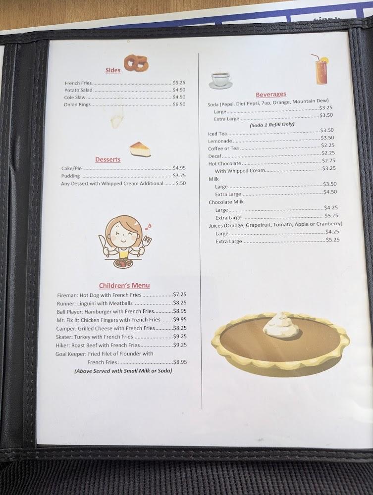 Felicia's Little Diner Menu image 1