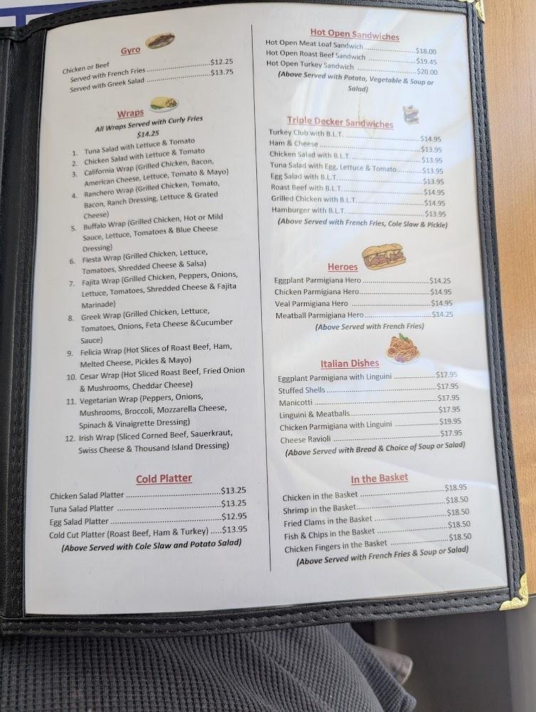 Felicia's Little Diner Menu image 2