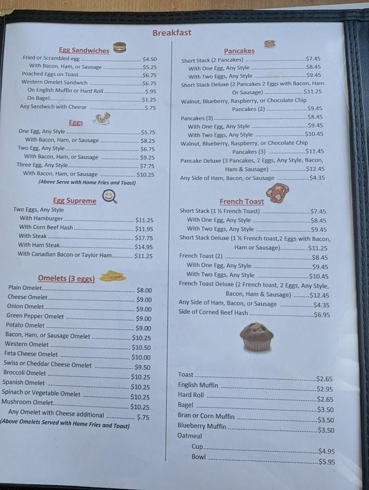 Felicia's Little Diner Menu image 3